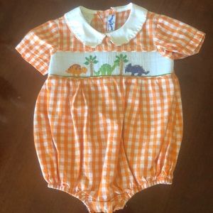 Smocked Dinosaur Bubble